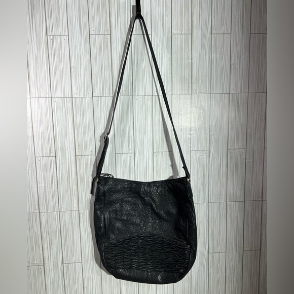 Anthropologie Handbags - Day & Mood Black Leather Isa Hobo Crossbody